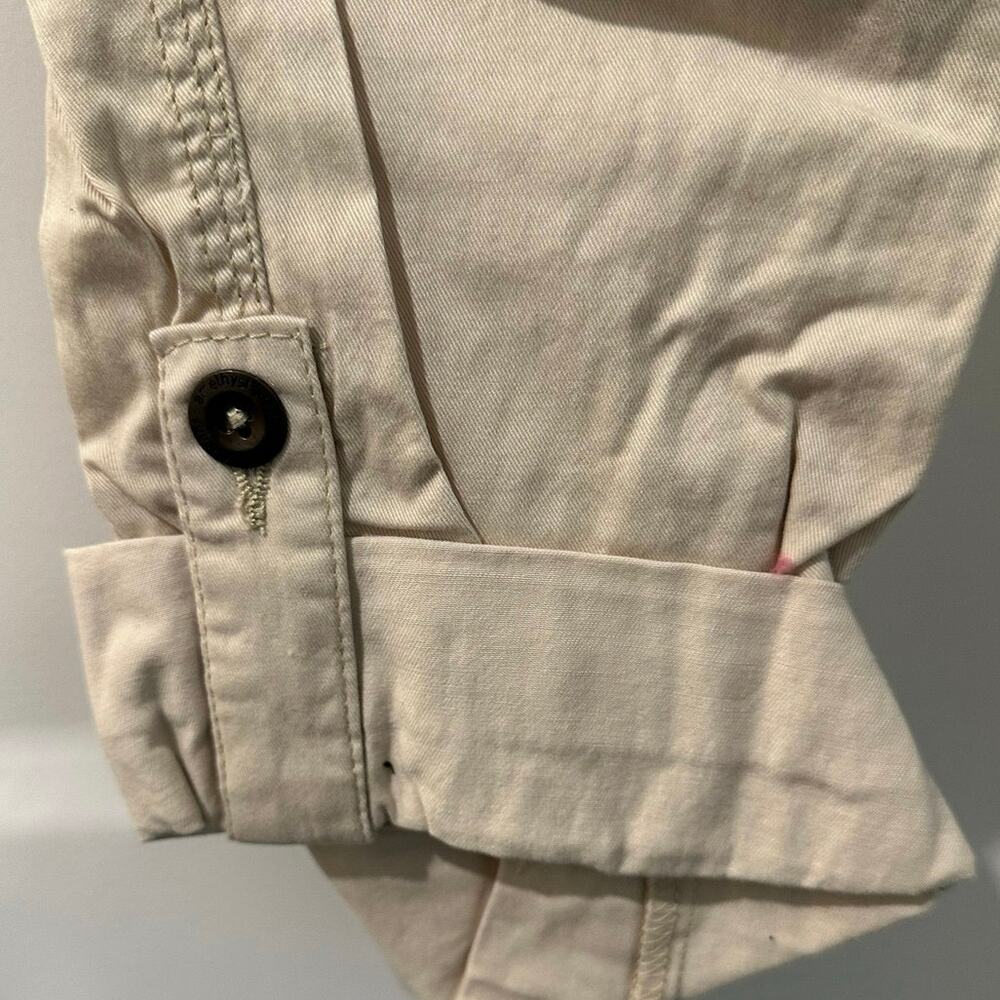 Amethyst Y2K NWT Deadstock Khaki Low Rise Cargo Bootcut Capri Pants - Picture 14 of 14